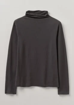 Clearance High Neck Soft Cotton Tee Women Jersey|Loungewear
