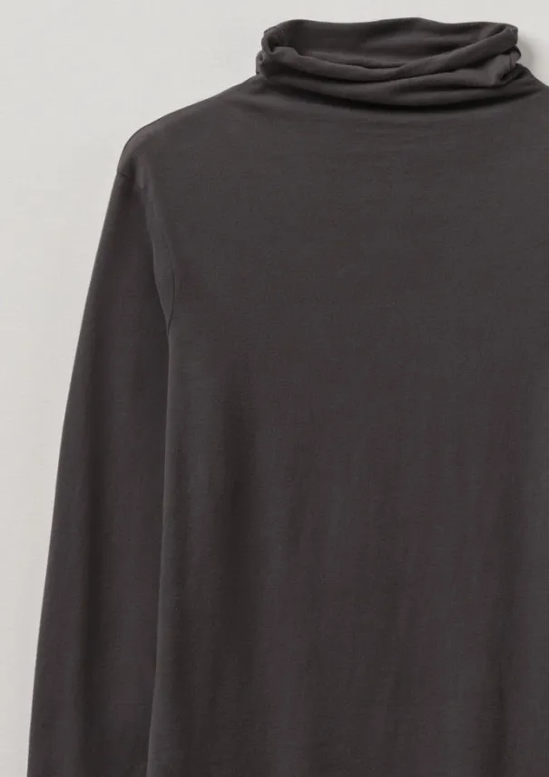 Clearance High Neck Soft Cotton Tee Women Jersey|Loungewear