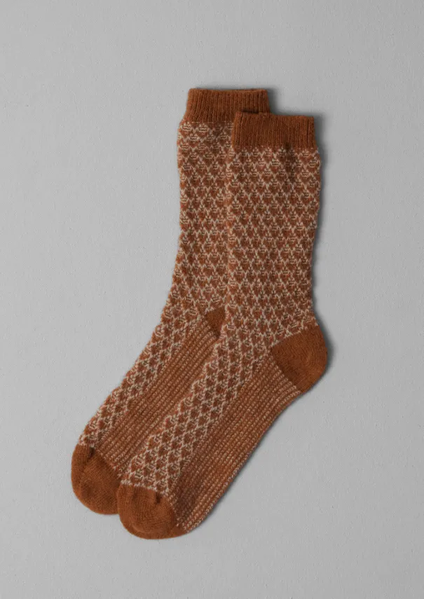 Clearance Honeycomb Jacquard Wool Socks Socks