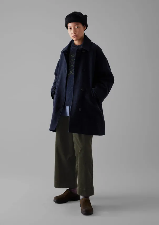Cotton Wool Pea Coat Women Coats & Jackets