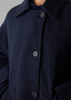 Cotton Wool Pea Coat Women Coats & Jackets