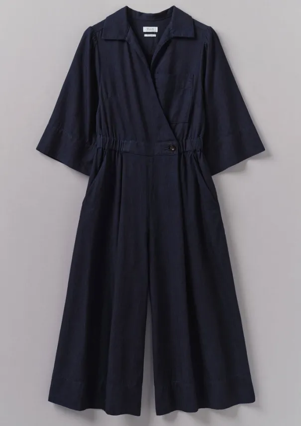 New Twill Culotte Jumpsuit Women Jumpsuits|Trousers