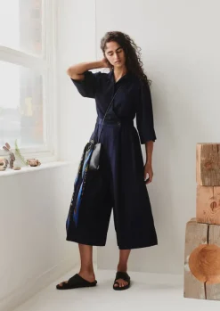New Twill Culotte Jumpsuit Women Jumpsuits|Trousers