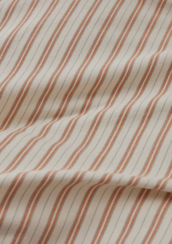 Hot Ines Flannel Stripe Cotton Duvet Cover Textiles|Bed Linen
