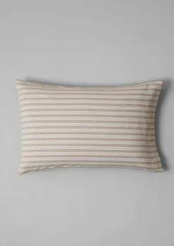 Best Ines Flannel Stripe Cotton Housewife Pillowcase Set Textiles|Bed Linen