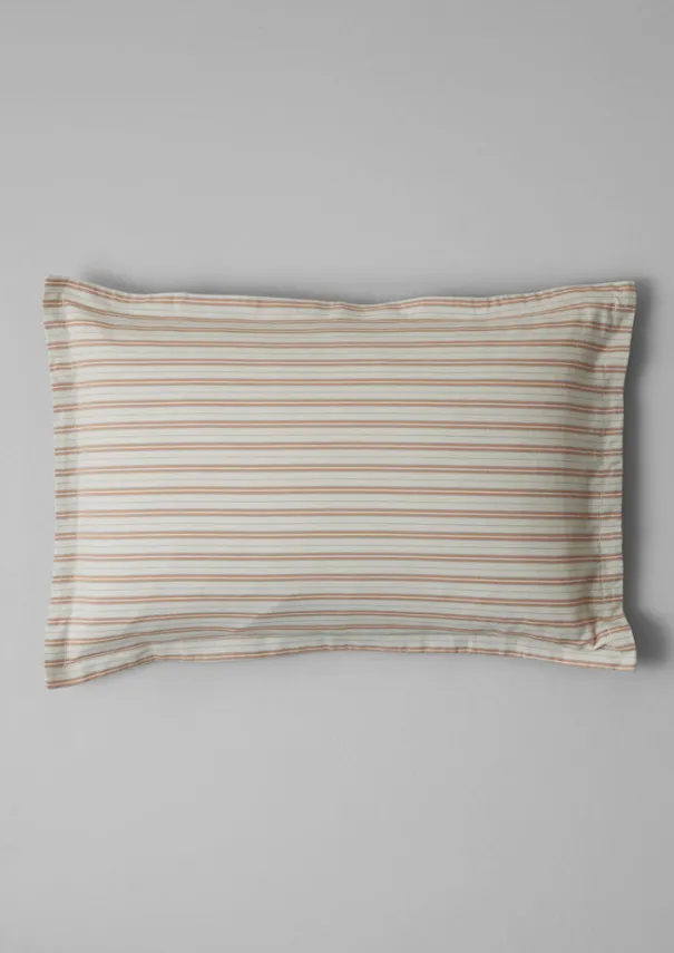 New Ines Flannel Stripe Cotton Oxford Pillowcase Set Textiles|Bed Linen