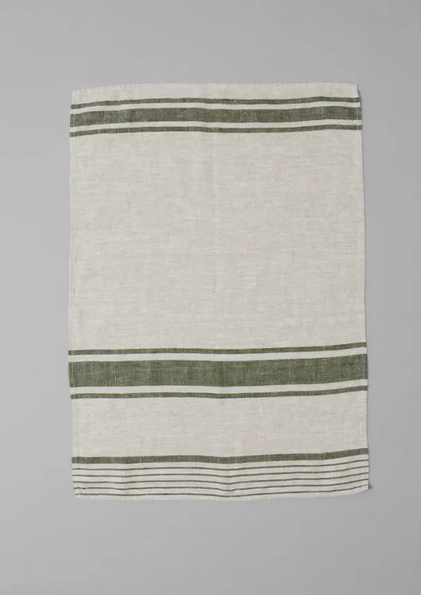 Outlet Irregular Stripe Linen Tea Towel Textiles|Aprons & Tea Towels