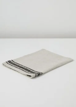 Clearance Irregular Stripe Linen Tea Towel Aprons & Tea Towels