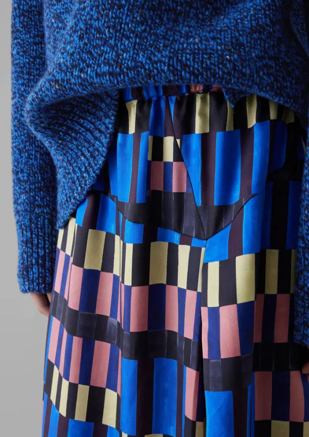 Best Isobel Harvey Asymmetric Check Print Skirt Women Skirts