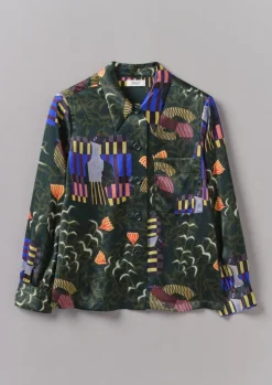 Clearance Isobel Harvey Birds Print Baya Shirt Women Shirts|Tops & Tees