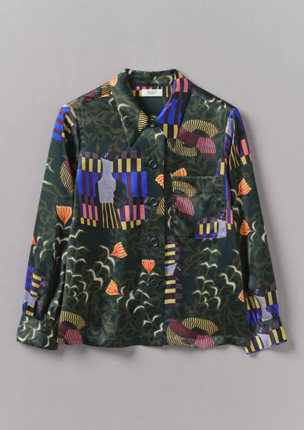 Clearance Isobel Harvey Birds Print Baya Shirt Women Shirts|Tops & Tees