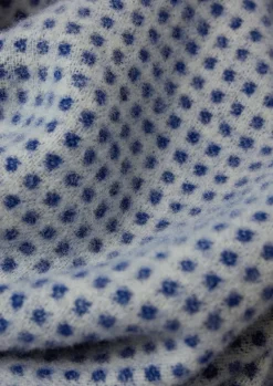 Online Jacquard Dot Wool Blanket Textiles|Blankets & Throws