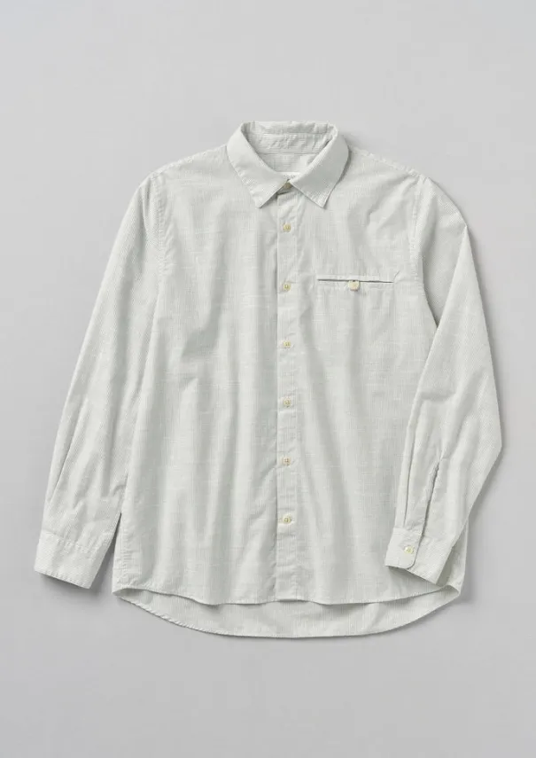 New Jet Pocket Fine Stripe Cotton Shirt Shirts