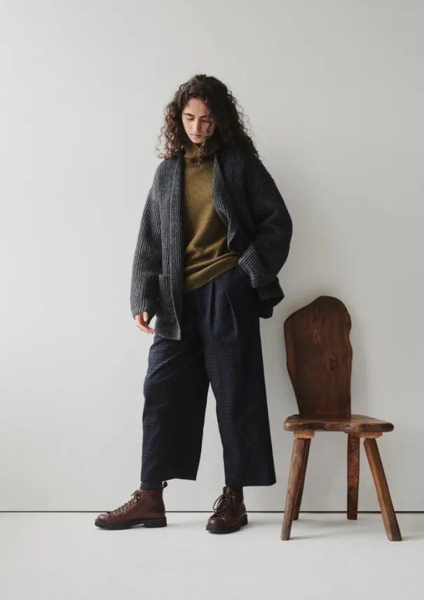 Sale Jude Check Wool Trousers Women Trousers