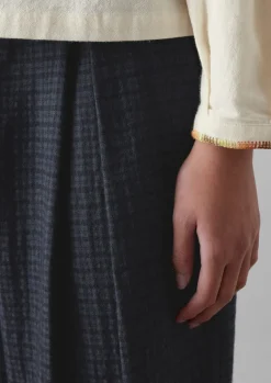 Sale Jude Check Wool Trousers Women Trousers