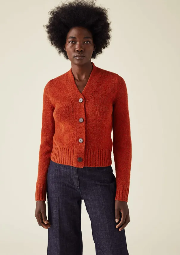 Best Kaia V-Neck Wool Cardigan Women Knitwear