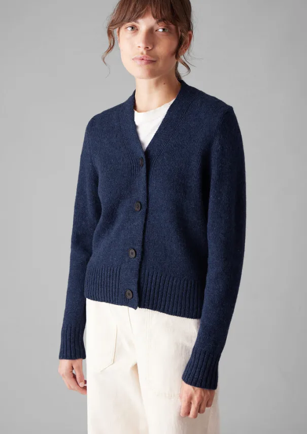 Kaia V-Neck Wool Cardigan Women Knitwear