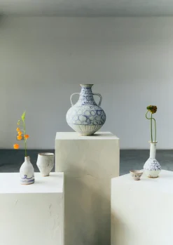 Clearance Kate Semple Script Flask Decorative Pieces|Ceramics