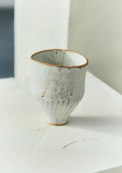 New Kate Semple Tall Lines Beaker Decorative Pieces|Ceramics
