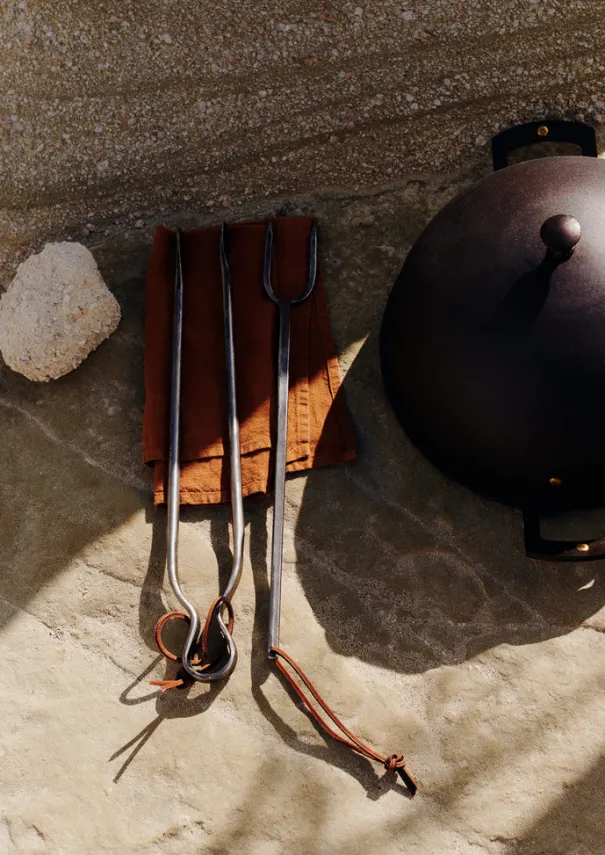 Clearance Katto Hand Forged Barbecue Tool Set Outdoor