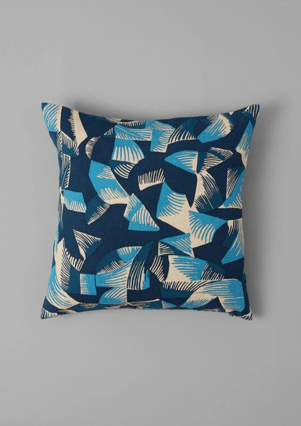 Discount Kinetic Geo Linen Cushion Cover Textiles|Cushions & Covers