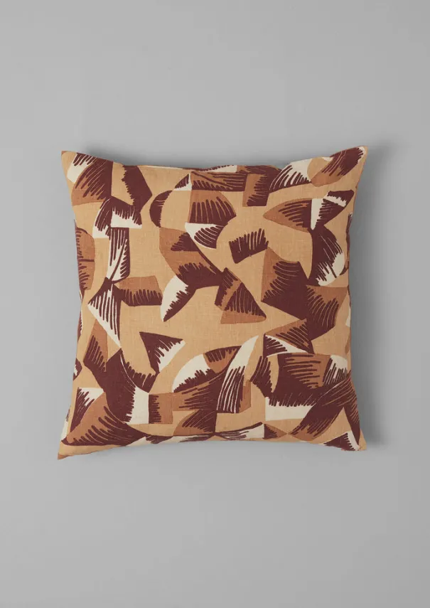 Clearance Kinetic Geo Linen Cushion Cover Textiles|Cushions & Covers