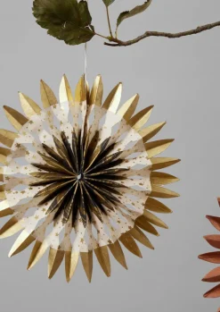 Outlet Large Dip Dyed Lokta Paper Rosette Set Christmas Decorations