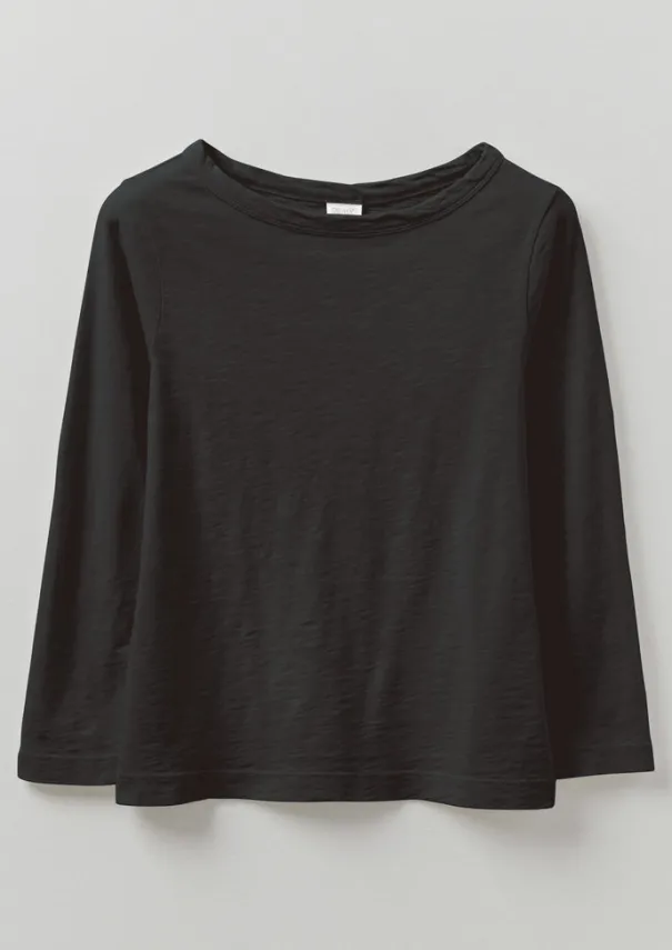 Best Lia Garment Dyed Boat Neck Tee Women Jersey|Tops & Tees