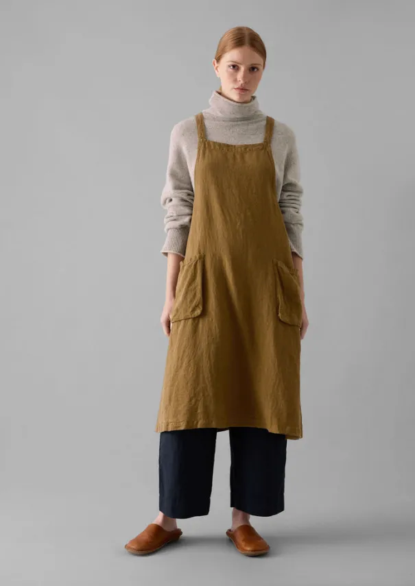 Sale Linen Crossback Pinafore Apron Aprons & Tea Towels