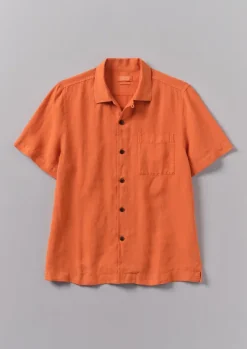 Sale Linen Short Sleeve Shirt Linen|Shirts