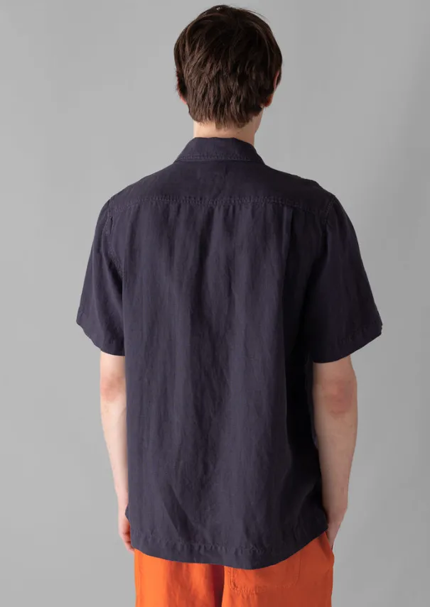 Linen Short Sleeve Shirt Linen|Shirts