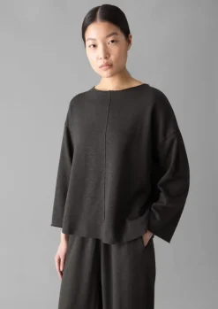 Online Loopback Jersey Sweater Women Loungewear|Tops & Tees