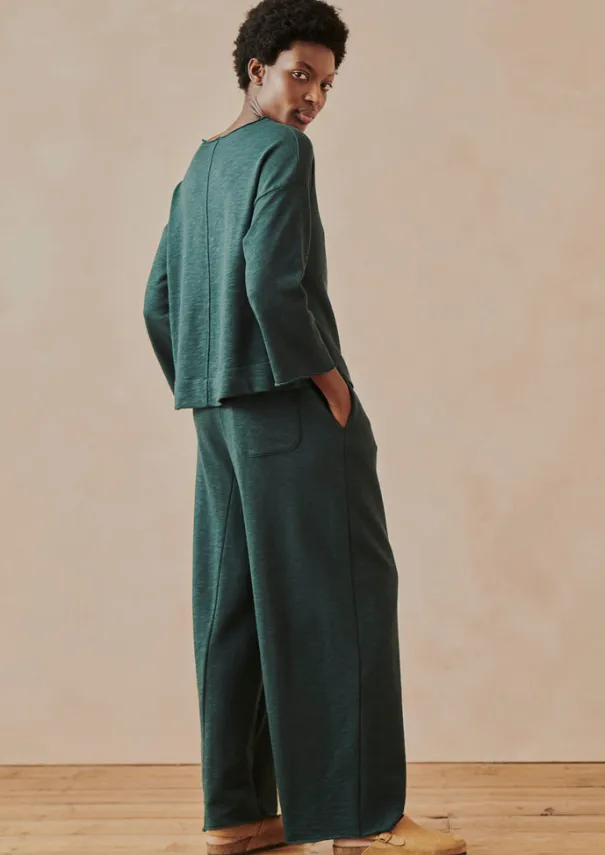 New Loopback Jersey Sweater Women Jersey|Loungewear