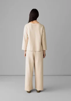 New Loopback Jersey Sweater Women Loungewear|Tops & Tees