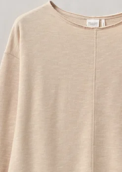 New Loopback Jersey Sweater Women Loungewear|Tops & Tees