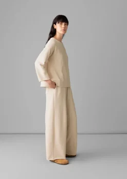New Loopback Jersey Sweater Women Loungewear|Tops & Tees