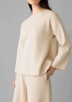 New Loopback Jersey Sweater Women Loungewear|Tops & Tees