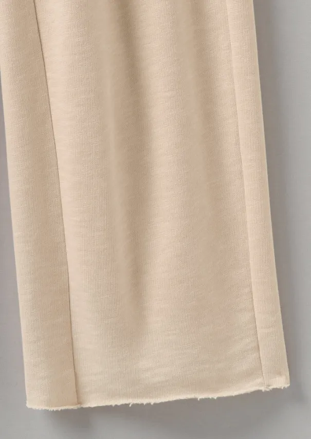 Hot Loopback Jersey Wide Leg Trousers Women Jersey|Loungewear