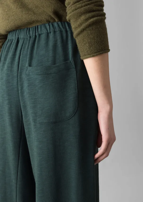 New Loopback Jersey Wide Leg Trousers Women Jersey|Loungewear