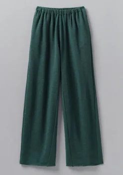 New Loopback Jersey Wide Leg Trousers Women Jersey|Loungewear