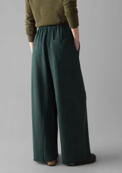 New Loopback Jersey Wide Leg Trousers Women Jersey|Loungewear