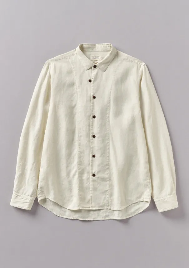 Online Loop Button Linen Shirt Linen|Shirts
