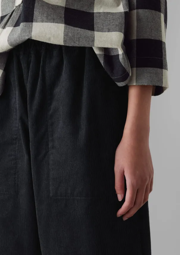 Clearance Macro Gingham Cotton Cashmere Shirt Women Cashmere|Loungewear