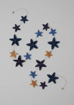 Hot Marbled Star Paper Garland Christmas Decorations