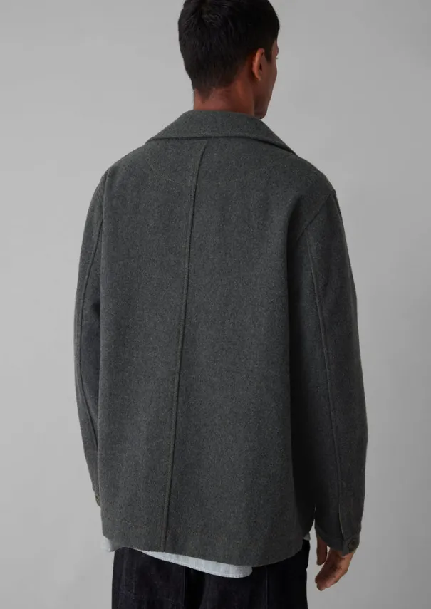 Outlet Melton Wool Blend Chore Jacket Workwear|Coats & Jackets
