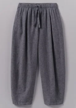 Sale Minako Cotton Linen Twill Trousers Women Linen|Loungewear