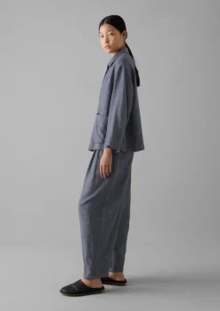 Sale Minako Cotton Linen Twill Trousers Women Linen|Loungewear