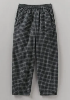 Online Minako Graph Check Cotton Cashmere Trousers Women Cashmere|Loungewear