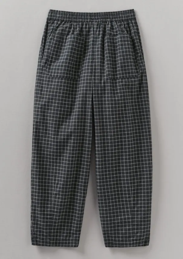 Online Minako Graph Check Cotton Cashmere Trousers Women Cashmere|Loungewear