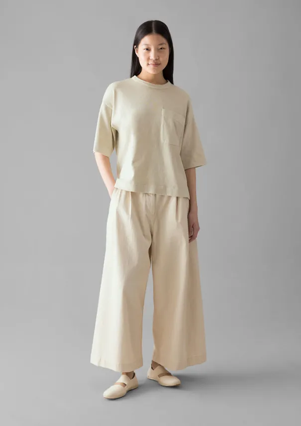 Clearance Mineral Dyed Cotton Boxy Tee Women Jersey|Tops & Tees